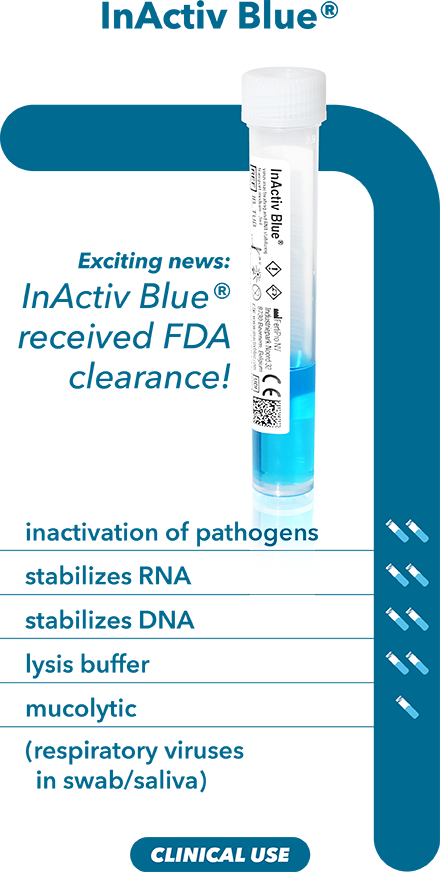 Inactiv Blue FDA cleared